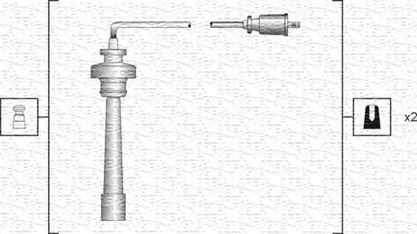 Комплект высоковольтных проводов MAGNETI MARELLI 941318111192