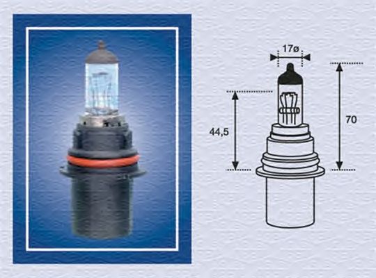 Лампа накаливания MAGNETI MARELLI 002555200000 (фара дальнего света, основная фара)
