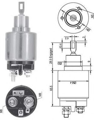 Втягивающее реле MAGNETI MARELLI 940113050126