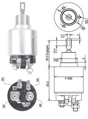 Втягивающее реле MAGNETI MARELLI 940113050133