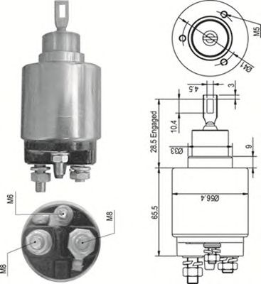 Втягивающее реле MAGNETI MARELLI 940113050348