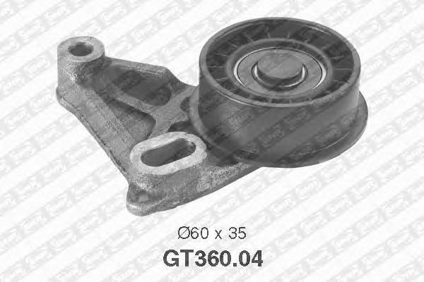 Натяжной ролик ремня ГРМ SNR GT360.04