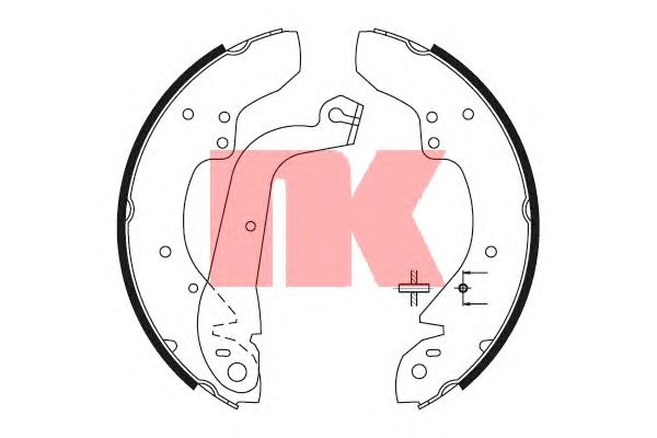 Тормозные колодки NK 2799374