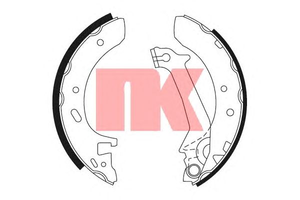 Тормозные колодки NK 2725574