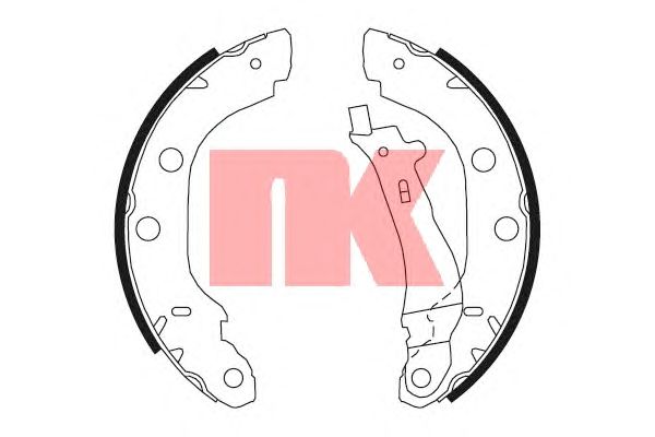 Тормозные колодки NK 2722614