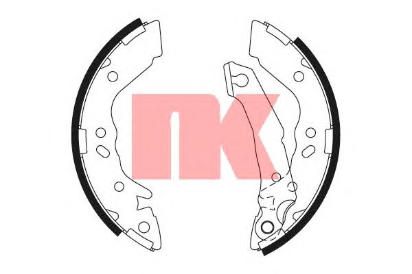 Тормозные колодки NK 2734621