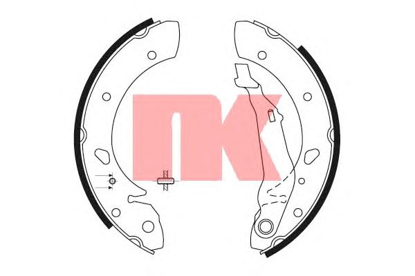 Тормозные колодки NK 2745624