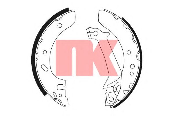 Тормозные колодки NK 2725643