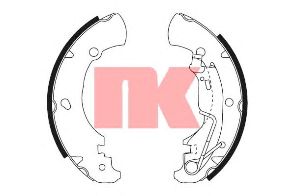 Тормозные колодки NK 2723697