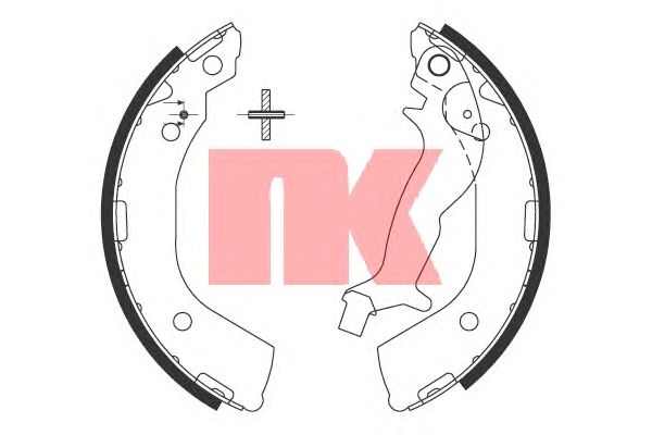 Тормозные колодки NK 2734737