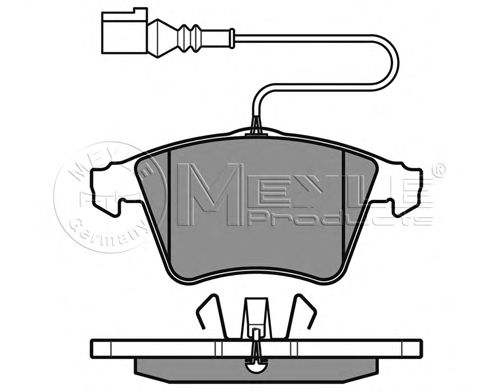 Тормозные колодки MEYLE 025 237 4719/W