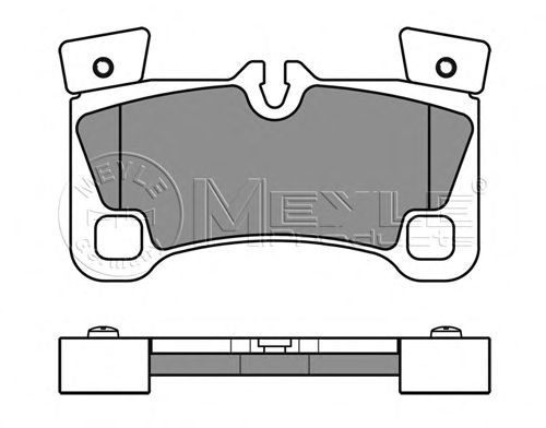 Тормозные колодки MEYLE 025 242 9616