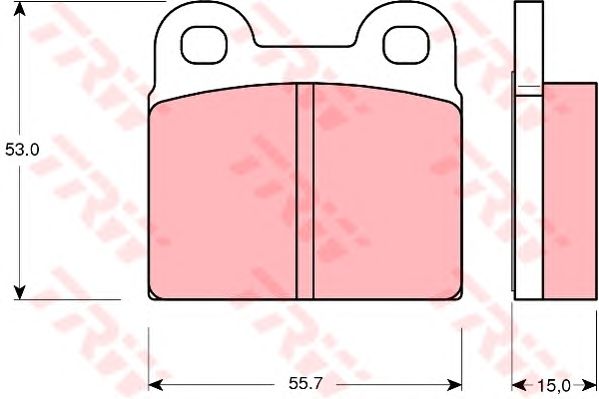 Тормозные колодки TRW GDB102