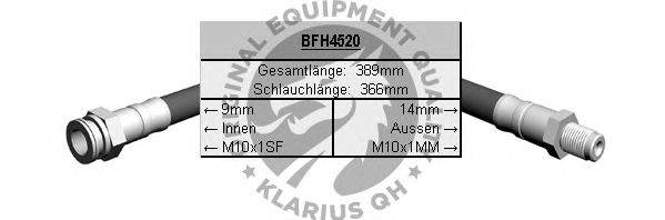 Тормозной шланг QH International BFH4520