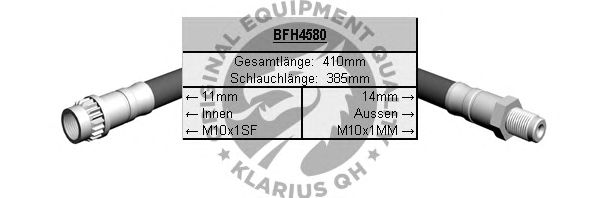 Гальмівний шланг QH International BFH4580