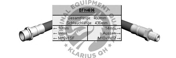 Тормозной шланг QH International BFH4696
