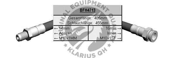 Тормозной шланг QH International BFH4713
