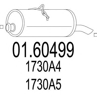 Глушитель MTS 01.60499