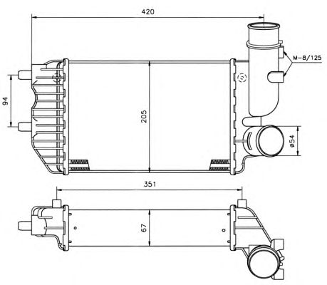 Интеркулер NRF 30066A