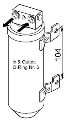 Осушитель кондиционера NRF 33053