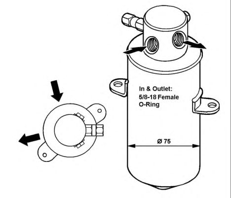 Осушитель кондиционера NRF 33165