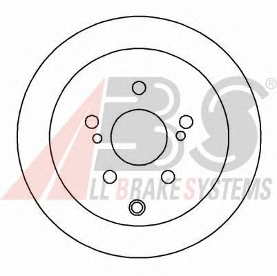 Гальмівний диск A.B.S. 16033
