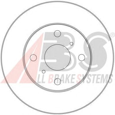 Тормозной диск A.B.S. 17027