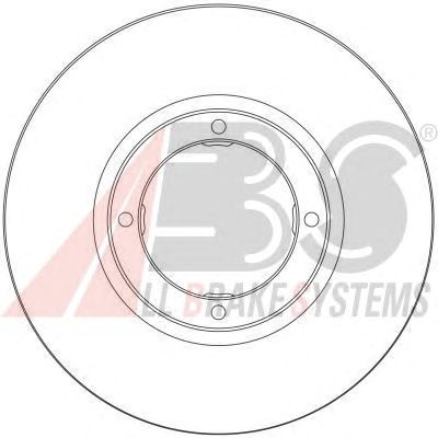 Тормозной диск A.B.S. 17067