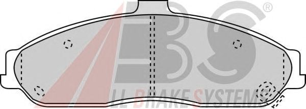 Тормозные колодки A.B.S. 38731