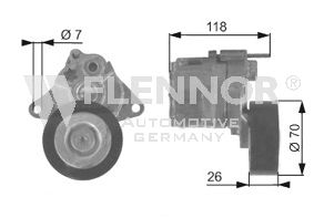 Натяжитель поликлинового ремня FLENNOR FA99347