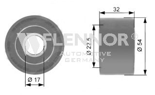 Направляющий / паразитный ролик ремня ГРМ FLENNOR FU15209