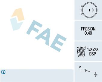 Датчик давления масла FAE 12991