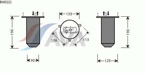 Осушитель кондиционера AVA QUALITY COOLING BWD221
