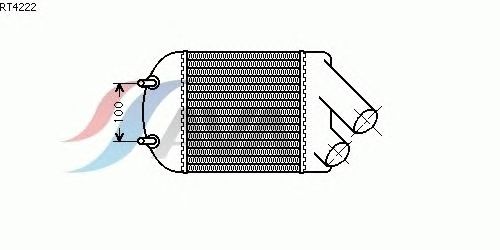 Интеркулер AVA QUALITY COOLING RT4222