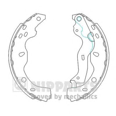 Тормозные колодки NIPPARTS N3508029