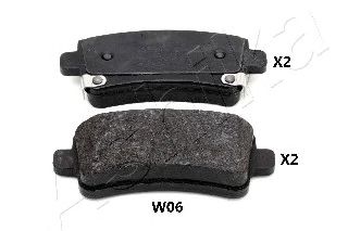 Тормозные колодки ASHIKA 51-0W-W06