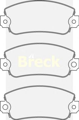 Тормозные колодки BRECK 20950 00 702 10