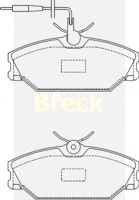 Тормозные колодки BRECK 21388 00 702 10