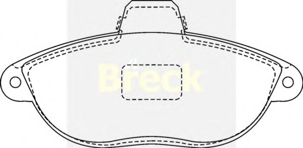 Тормозные колодки BRECK 23042 00 701 10
