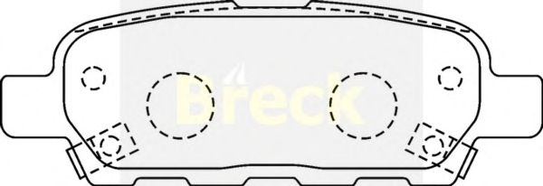 Тормозные колодки BRECK 23871 00 702 10