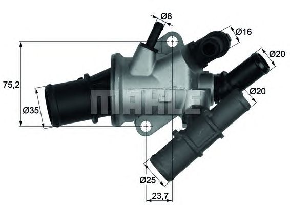 Термостат MAHLE ORIGINAL TI 165 88