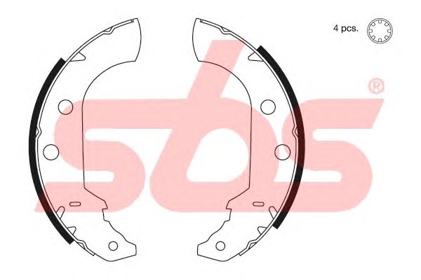 Тормозные колодки sbs 18492799489