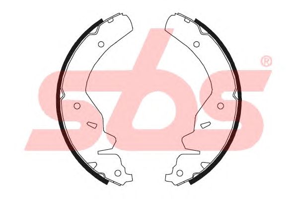 Тормозные колодки sbs 18492735595