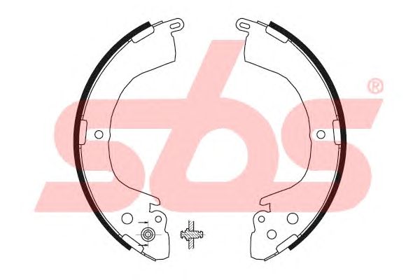 Тормозные колодки sbs 18492730605