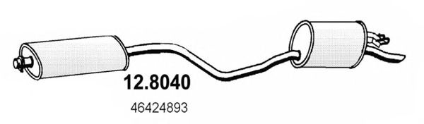 Глушитель ASSO 12.8040