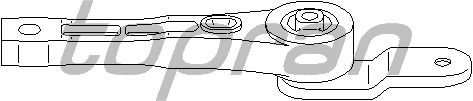 Подушки КПП TOPRAN 110 132