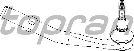 Наконечник рулевой тяги TOPRAN 501 767