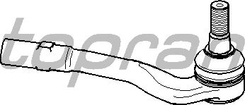 Наконечник рулевой тяги TOPRAN 400 643