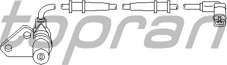 Датчик вращения колеса TOPRAN 401 411