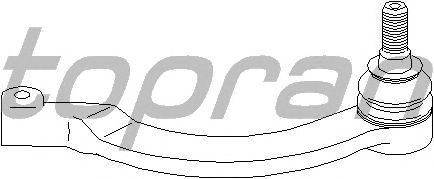 Наконечник рулевой тяги TOPRAN 207 101